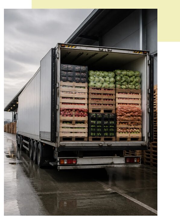 Перевозка плодоовощной продукции в Соснового Бора по цене от 5079 р. | Агросервис-Снб