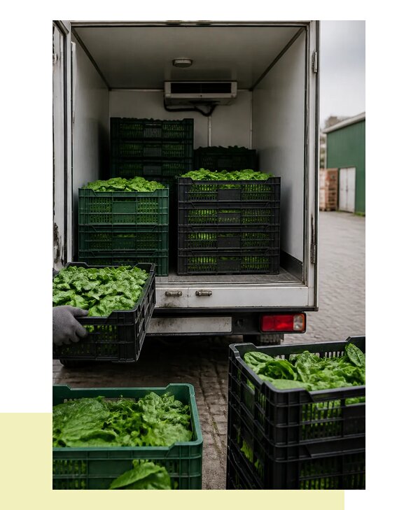 Перевозка шпината в Соснового Бора с сохранением свежести продукции